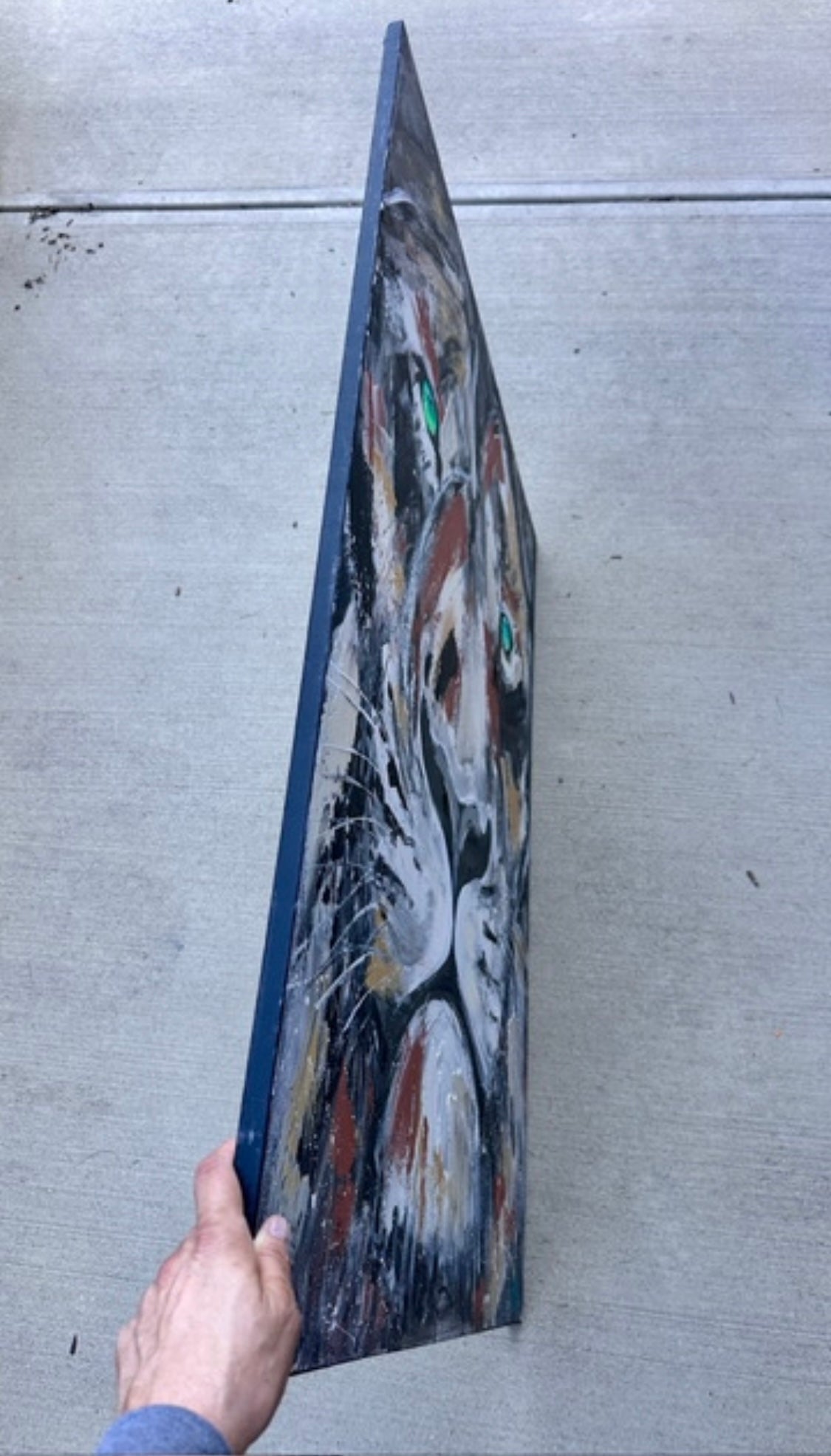 36x48 Lion Painting | LIVE with COURAGE