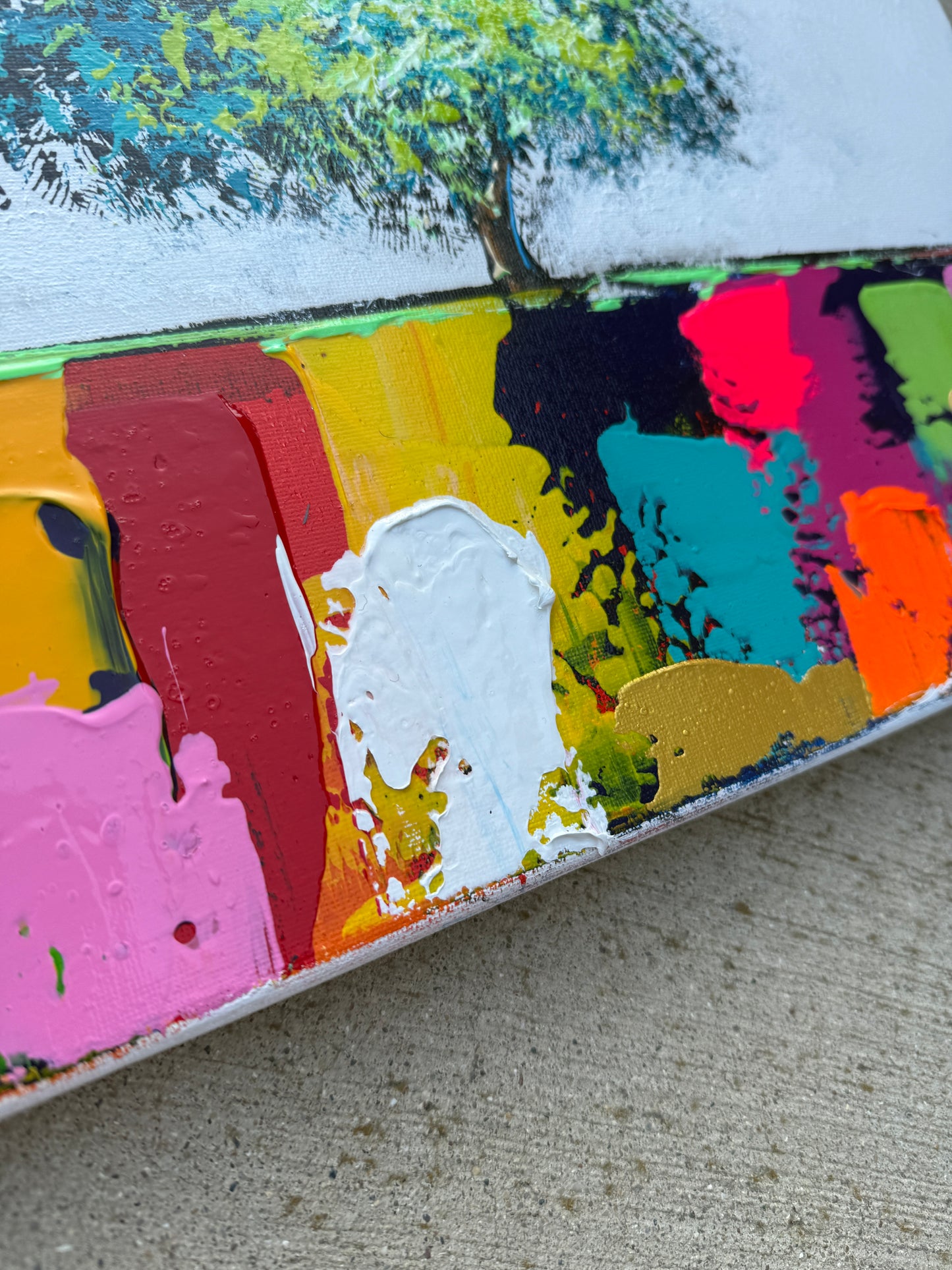 12x16 Original (practice) Grow Through What You Go Through