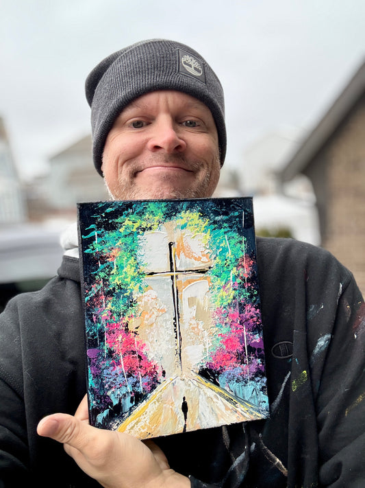 #7 8x10 Original (practice) Walk of Faith