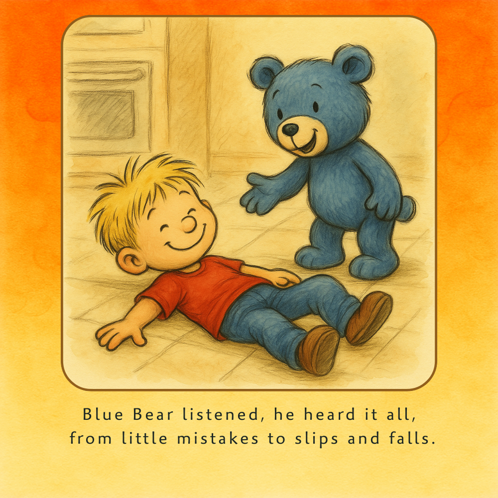 New!  (Free Stuffed Blue Bear Included!) Blue Bear: How a stuffed toy taught me the stuff that still matters