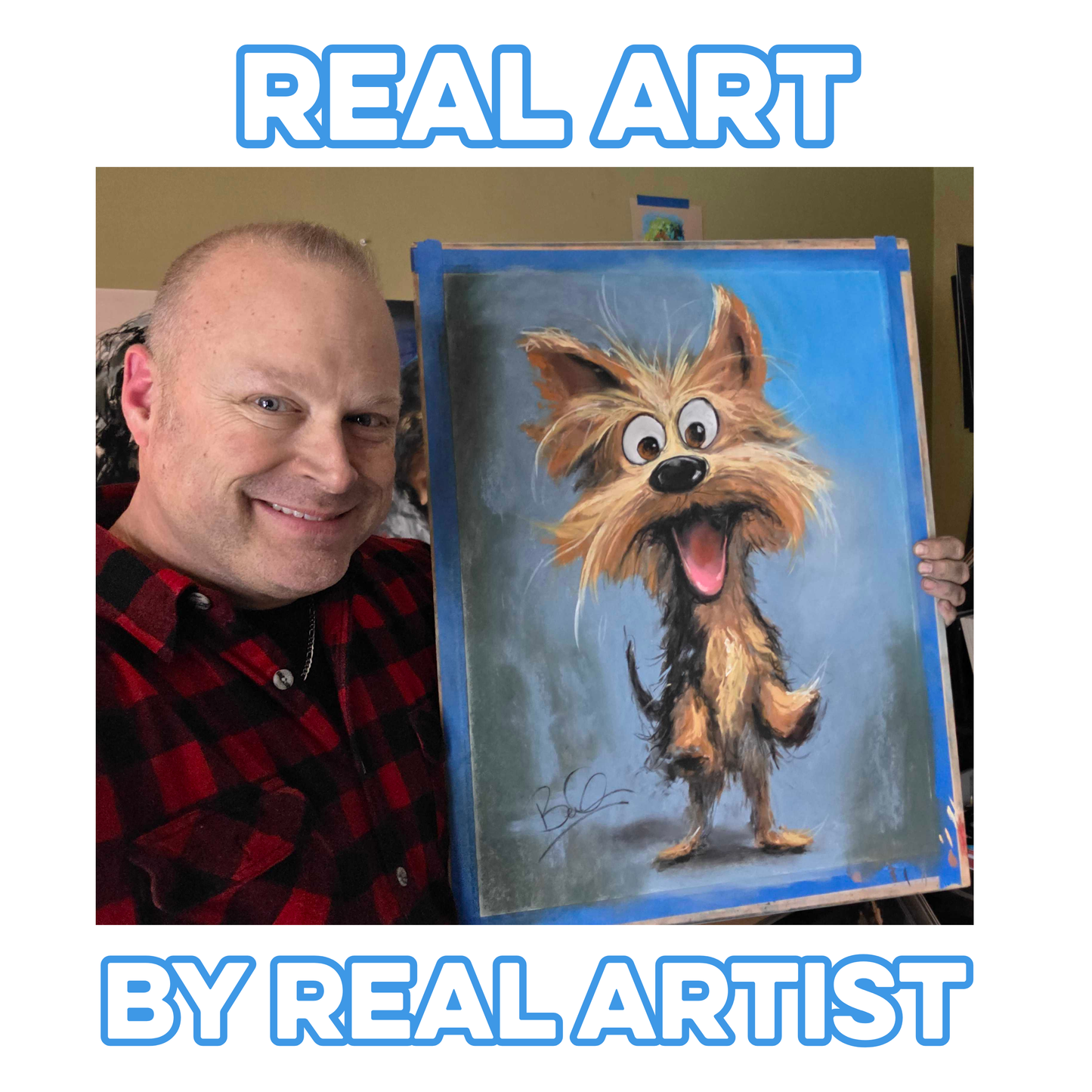 16x20 Yorkie: Batteries Not Included… or Needed