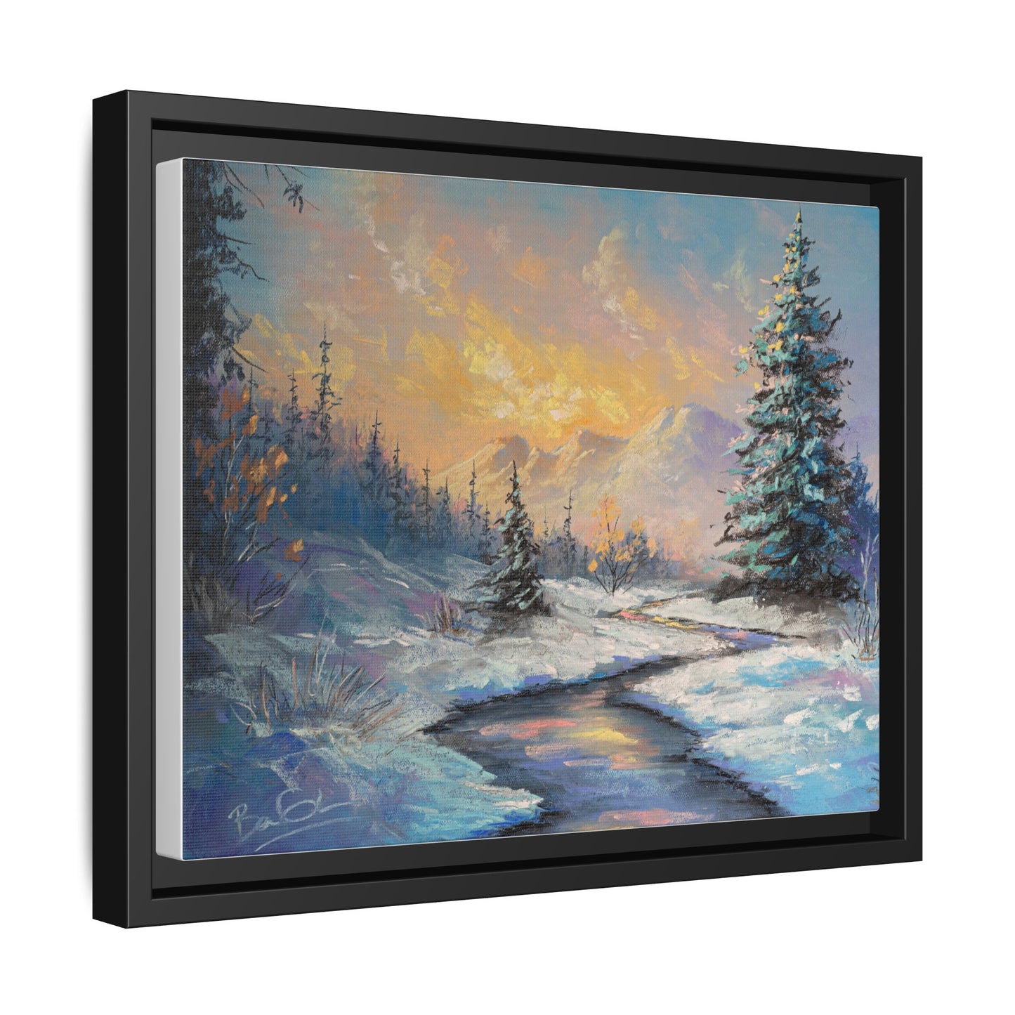 Matte Canvas, Framed (Multi-color)