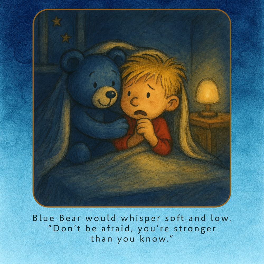 New!  (Free Stuffed Blue Bear Included!) Blue Bear: How a stuffed toy taught me the stuff that still matters