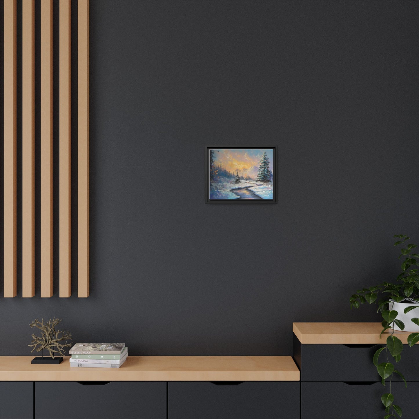 Matte Canvas, Framed (Multi-color)