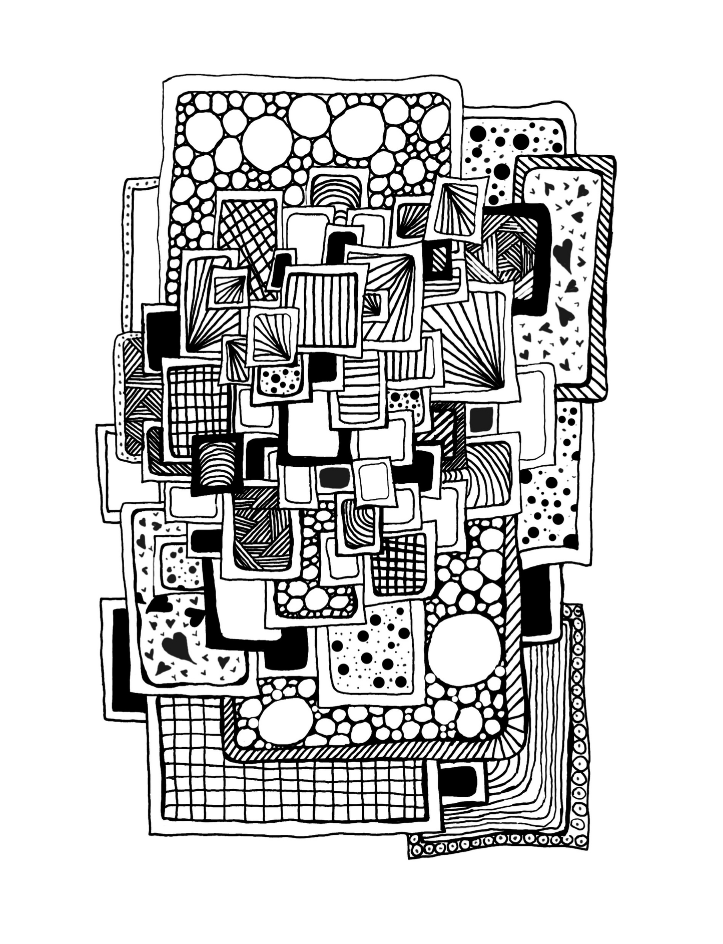 Creative Reflections: Doodles to Color and Thoughts to Ponder