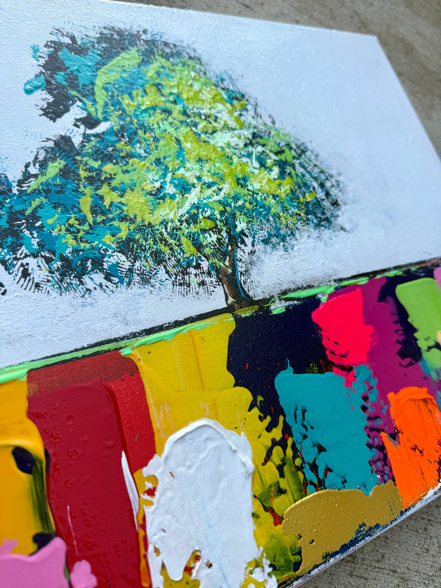 12x16 Original (practice) Grow Through What You Go Through