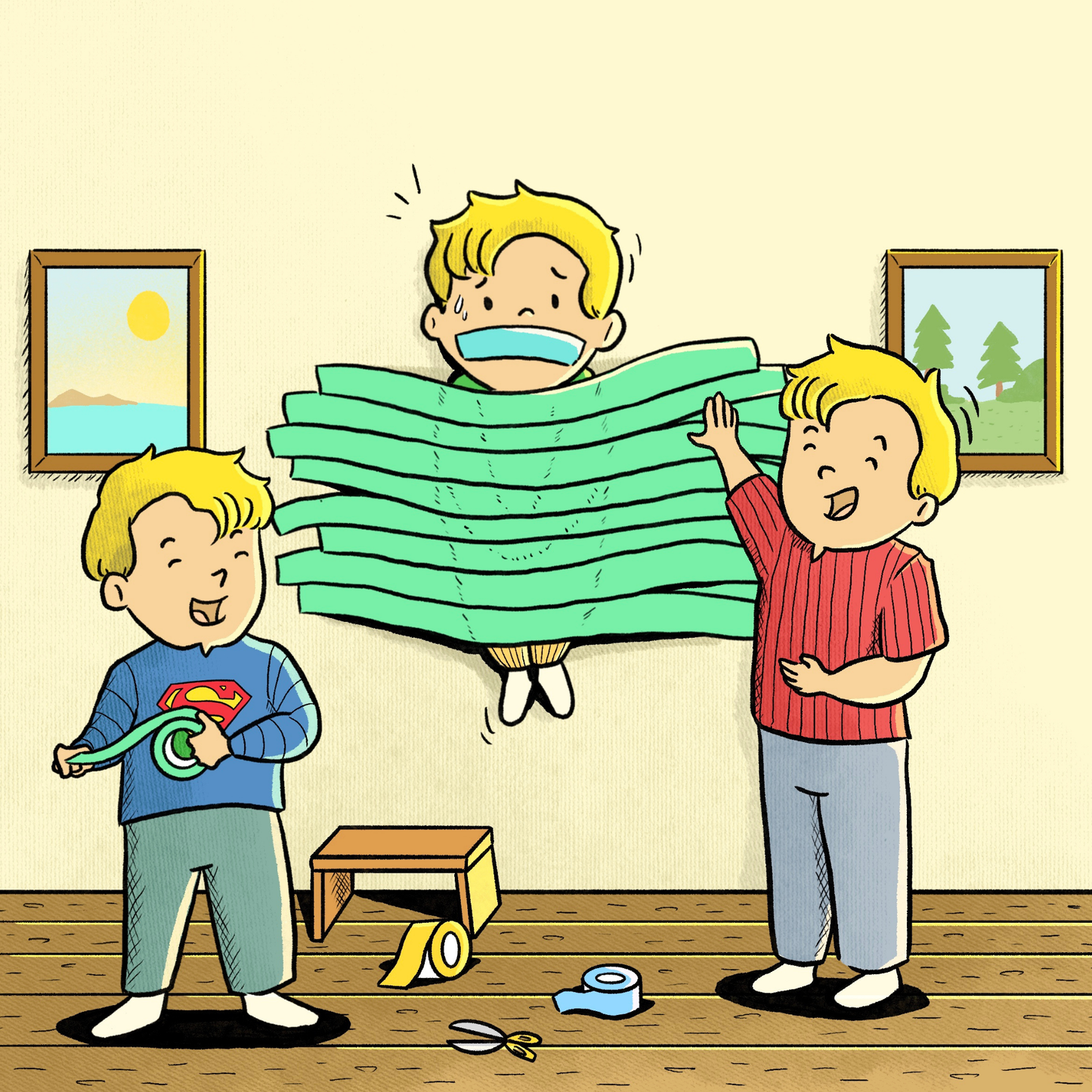 Scatterbrained Benny's Plate Pounding Problem: A Tale of Honesty and Forgiveness