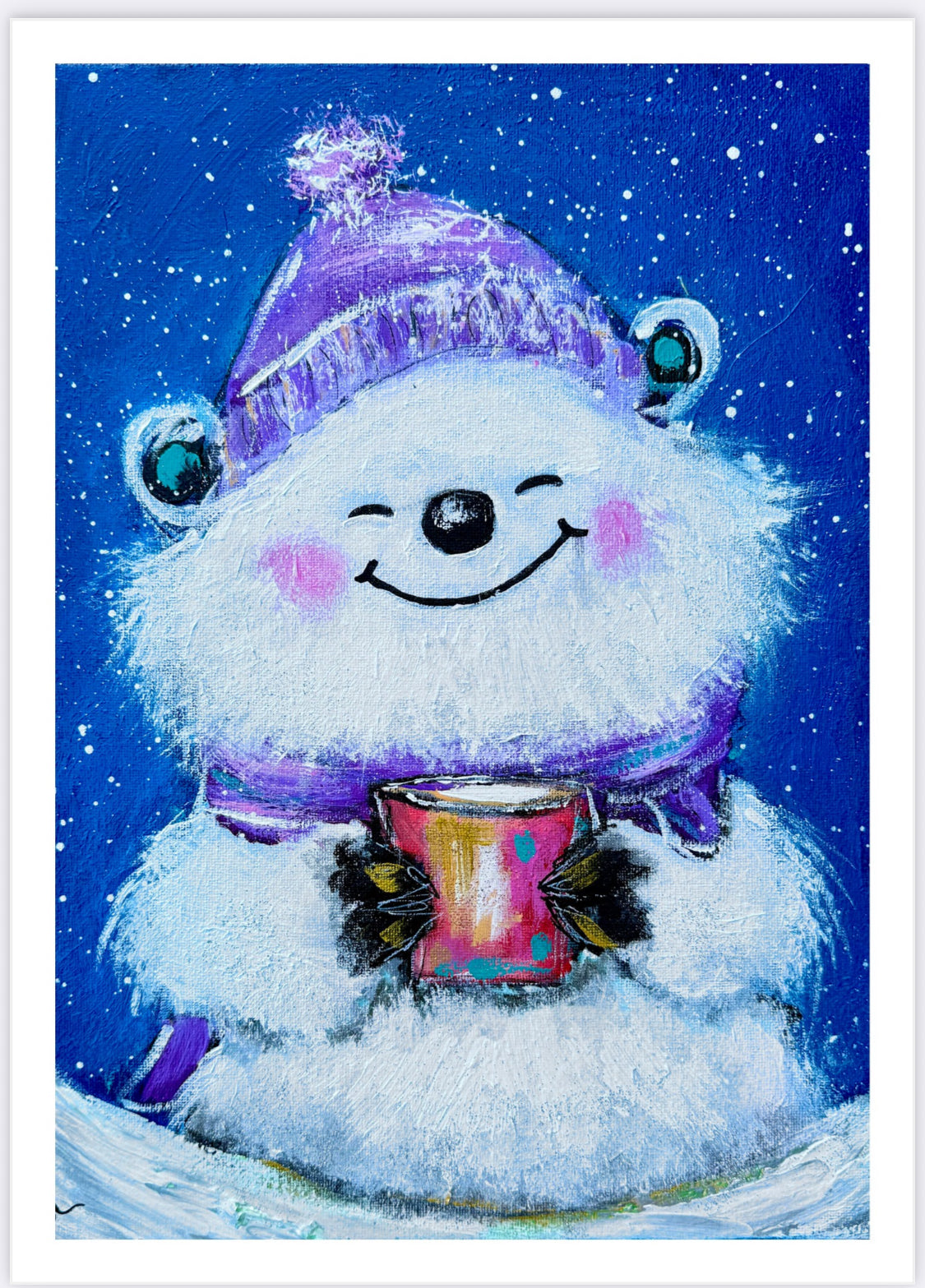 (ONLY 5 Left Available!) SET of 10 (5x7)Holiday Prints by Sam Glenn FREE FRAME included :)