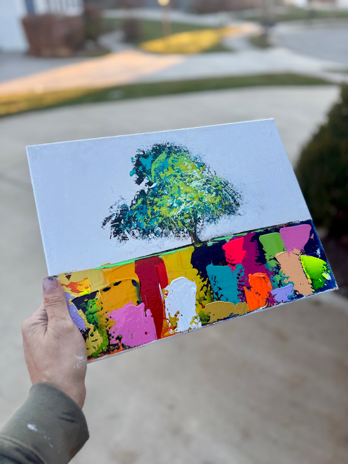 12x16 Original (practice) Grow Through What You Go Through