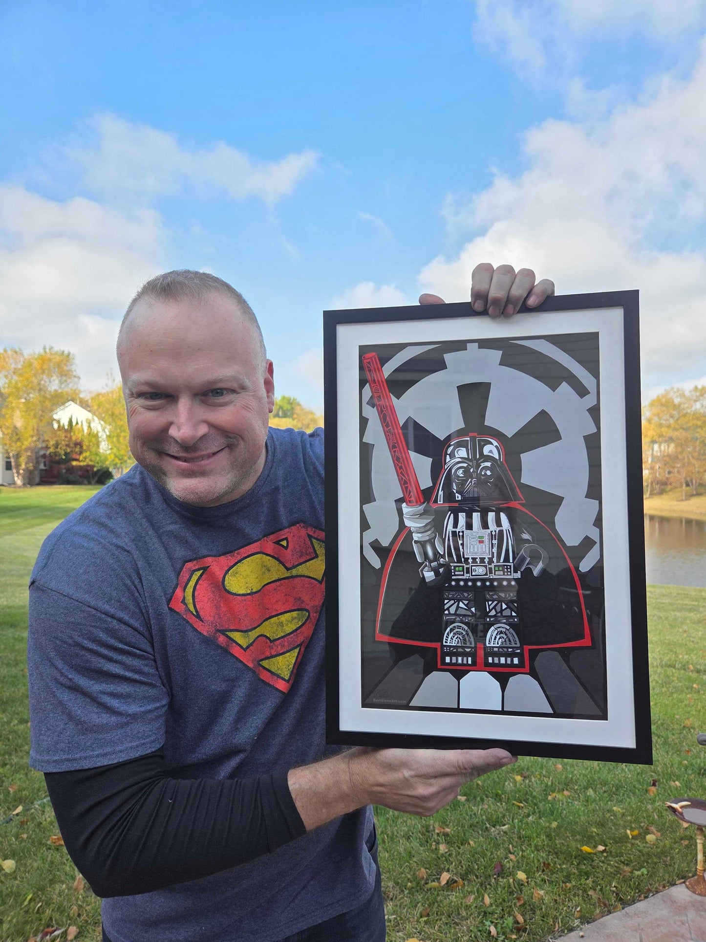 (5 Rare Prints Christmas Bundle) Christmas LEGO Doodle Art Bundle – Limited Edition Prints