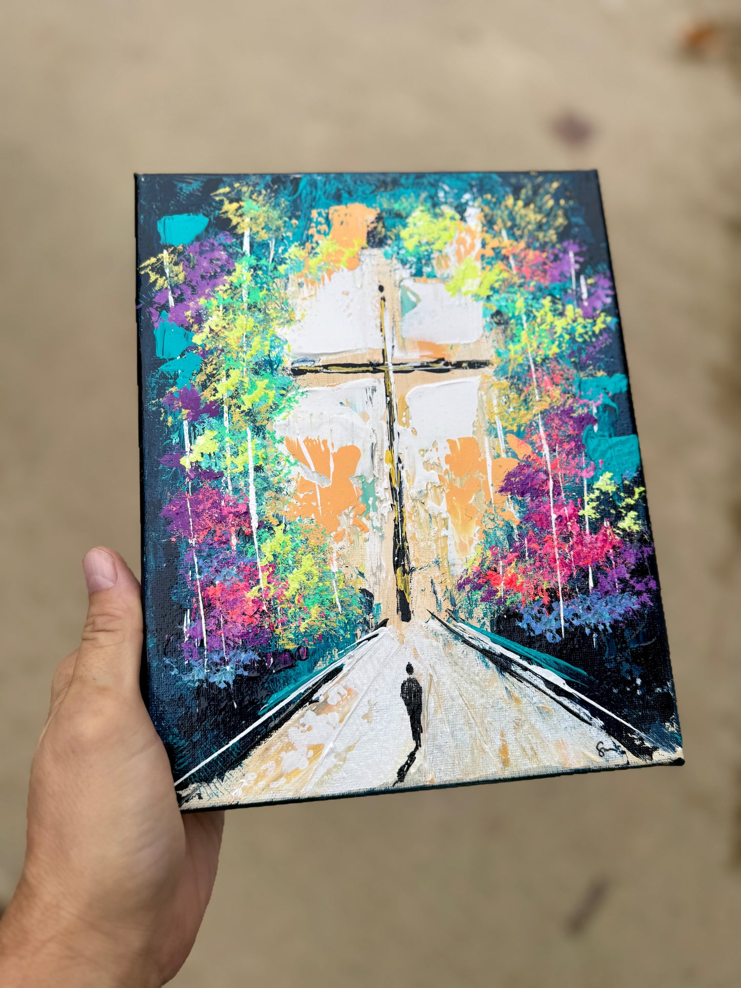 #5 8x10 Original (practice) Walk of Faith