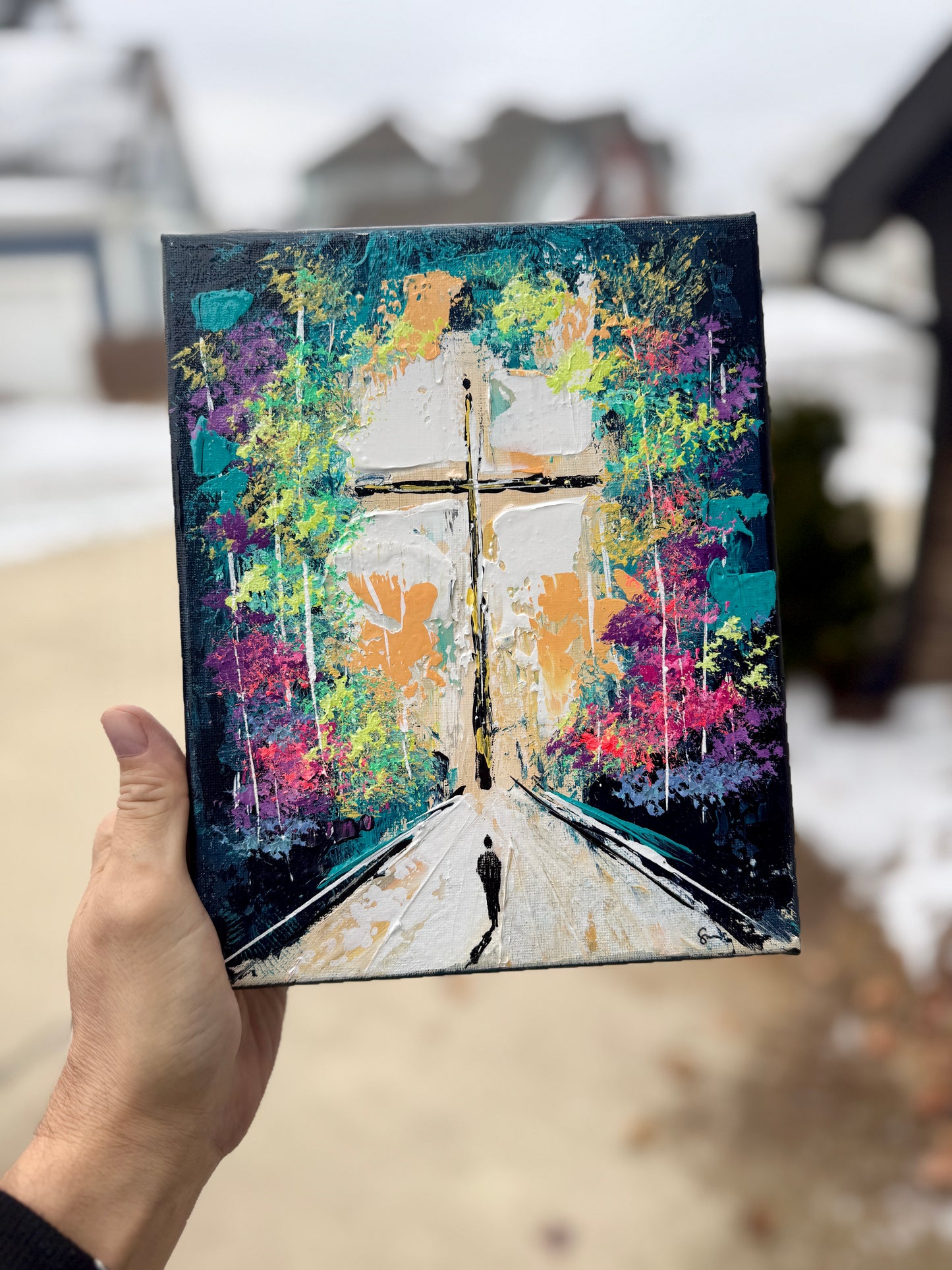 #5 8x10 Original (practice) Walk of Faith