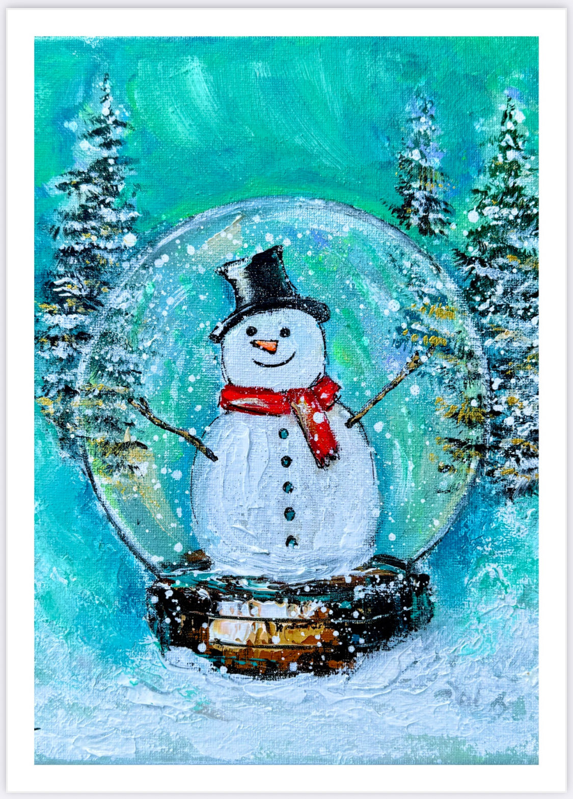 (ONLY 5 Left Available!) SET of 10 (5x7)Holiday Prints by Sam Glenn FREE FRAME included :)