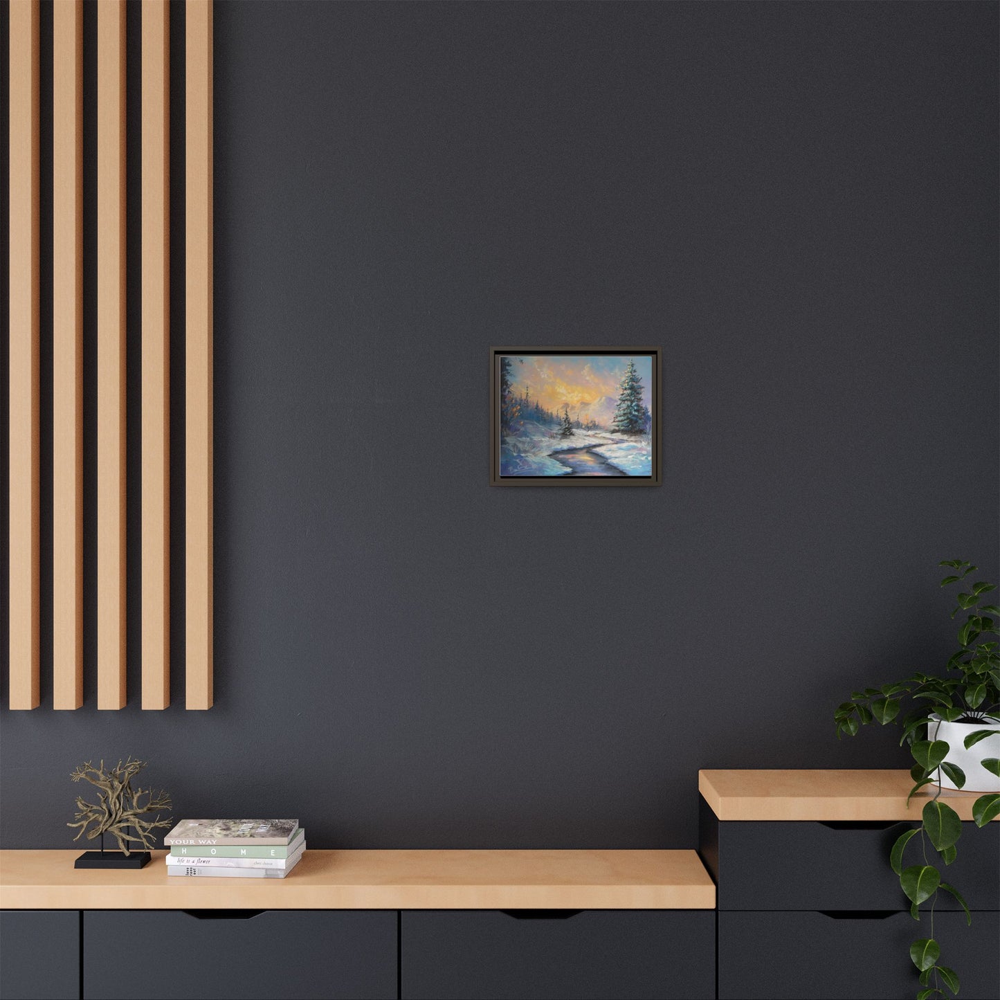 Matte Canvas, Framed (Multi-color)