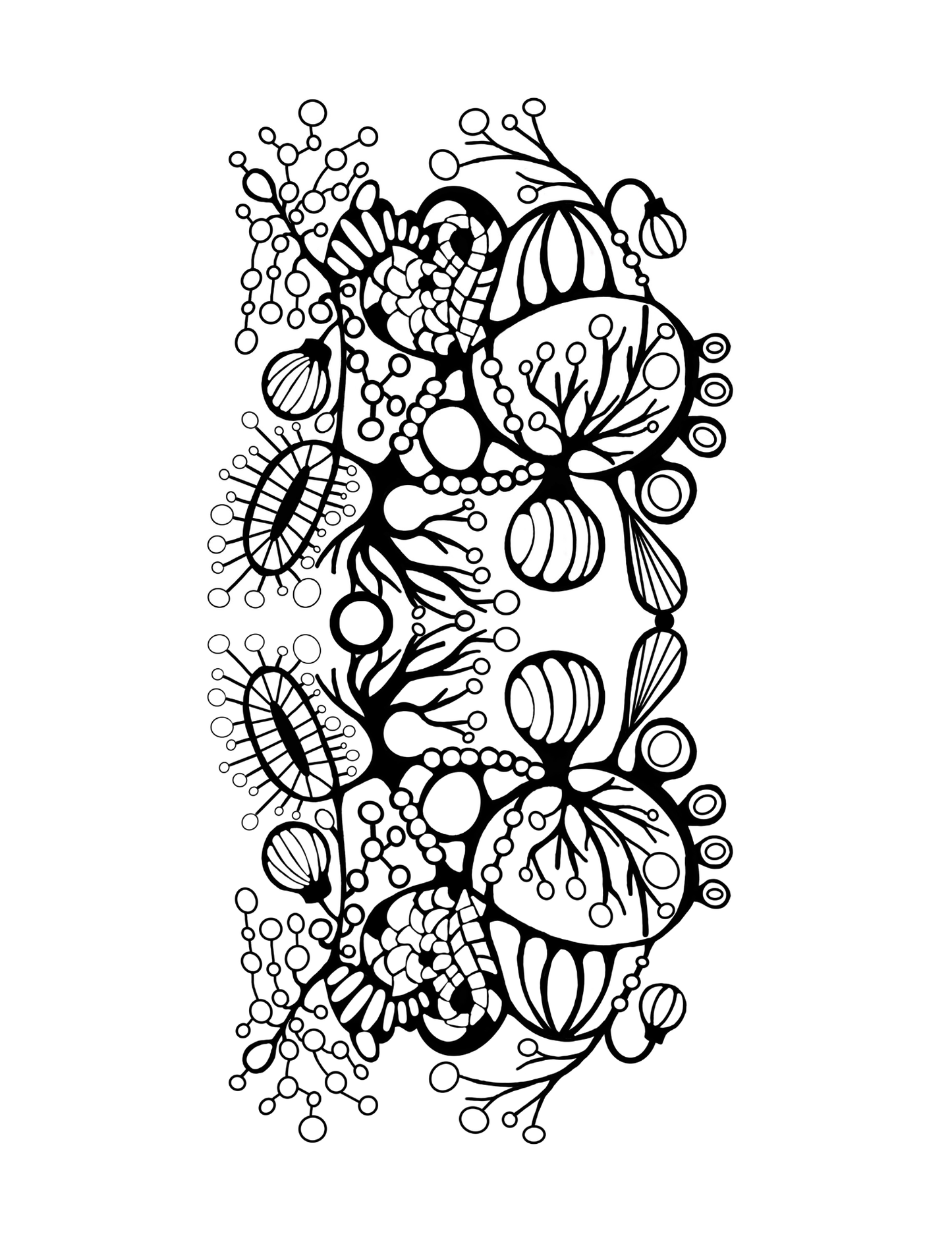 Creative Reflections: Doodles to Color and Thoughts to Ponder