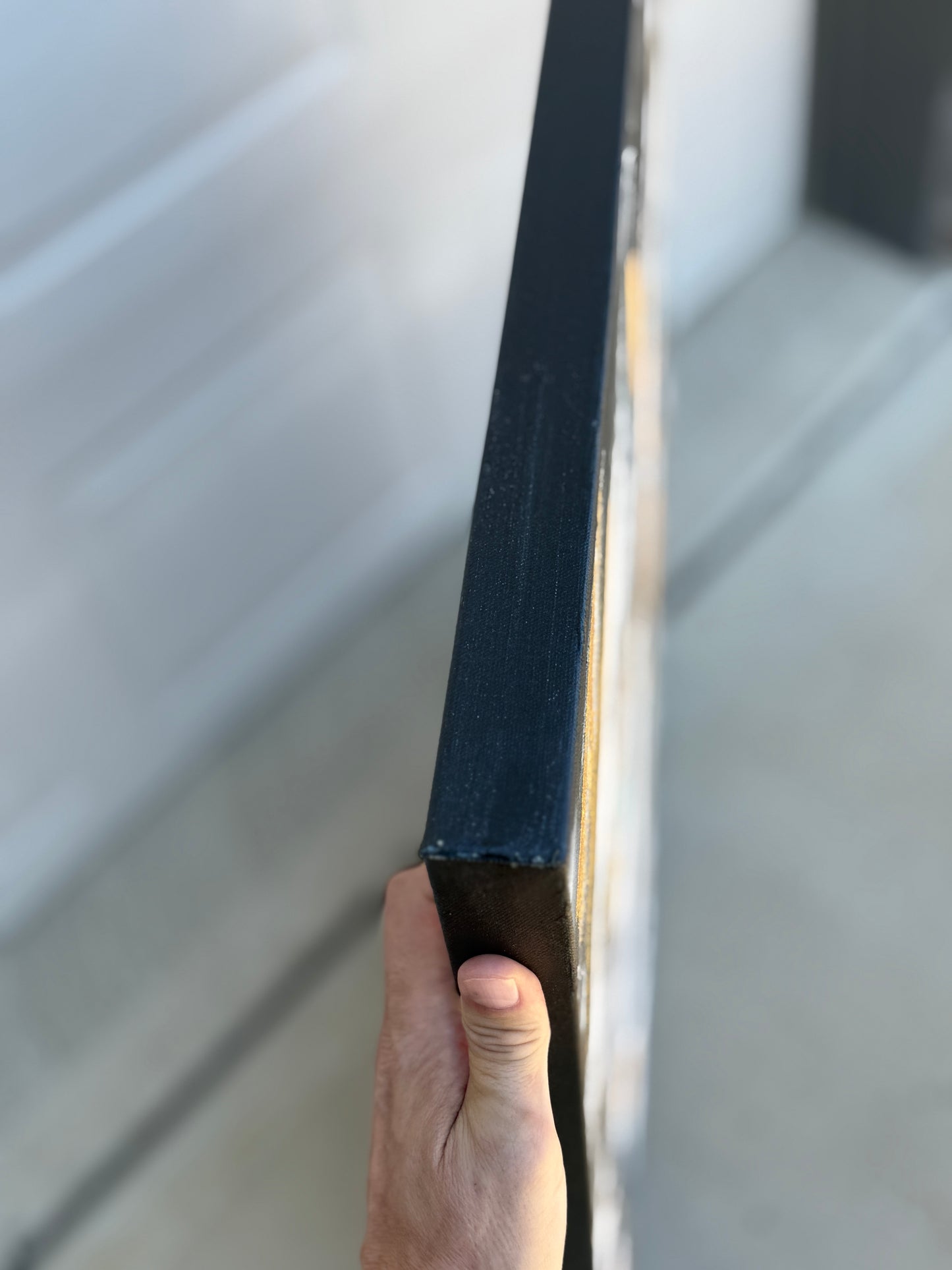 36x48 Abstract “Be Strong and Courageous” Lion Painting