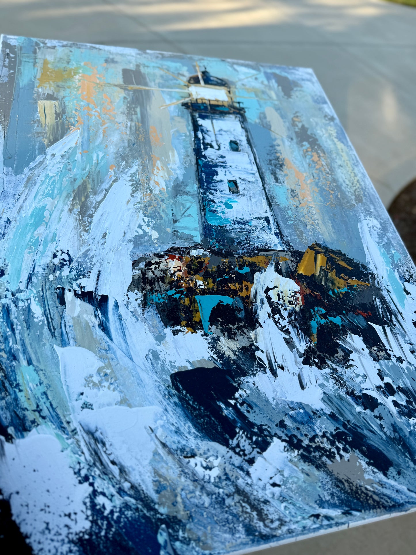 Practice Lighthouse Painting (18x24 inches)