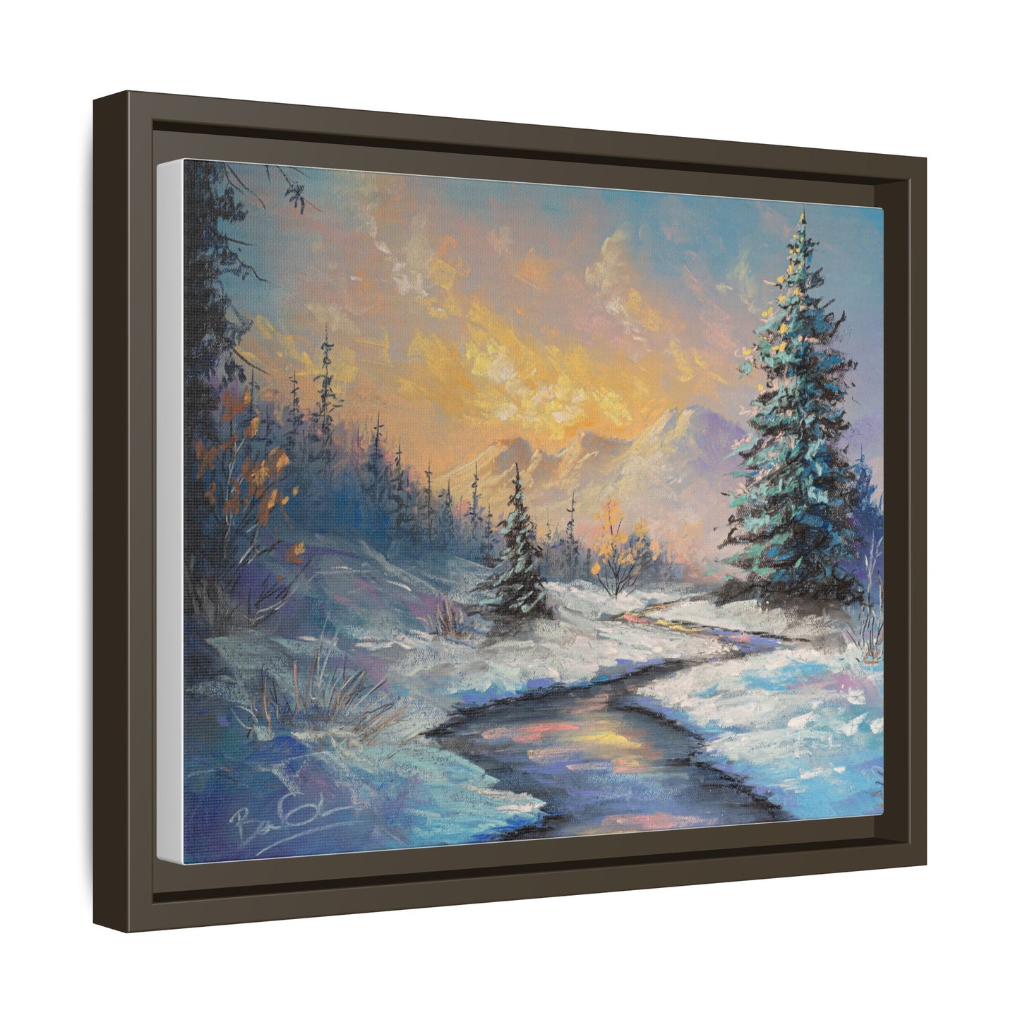 Matte Canvas, Framed (Multi-color)