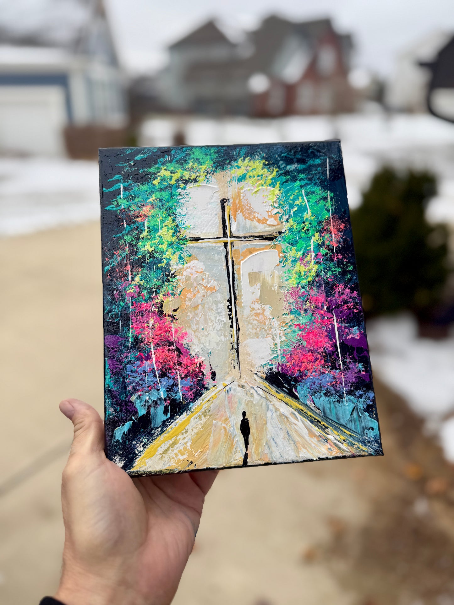 #7 8x10 Original (practice) Walk of Faith