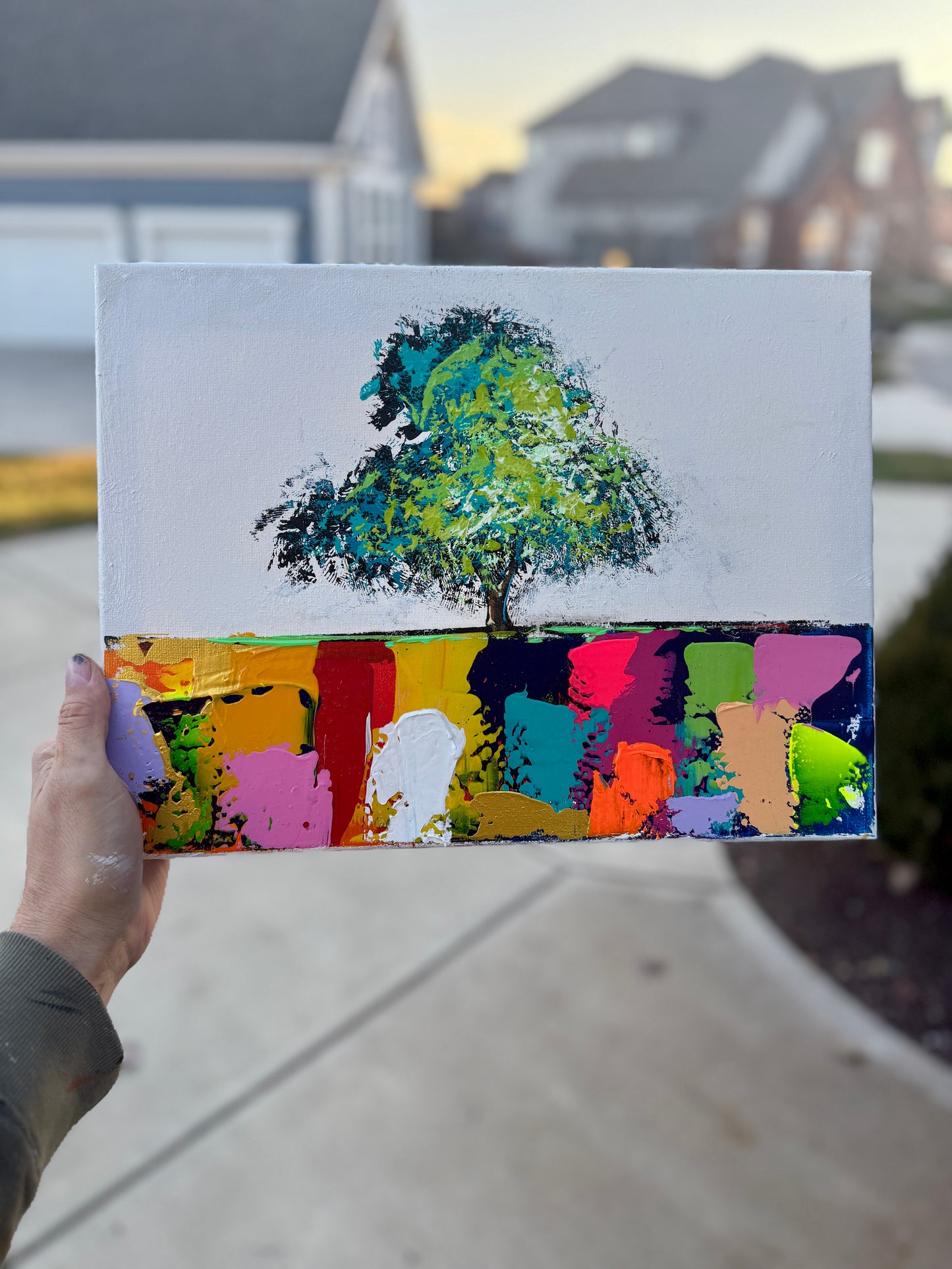 12x16 Original (practice) Grow Through What You Go Through