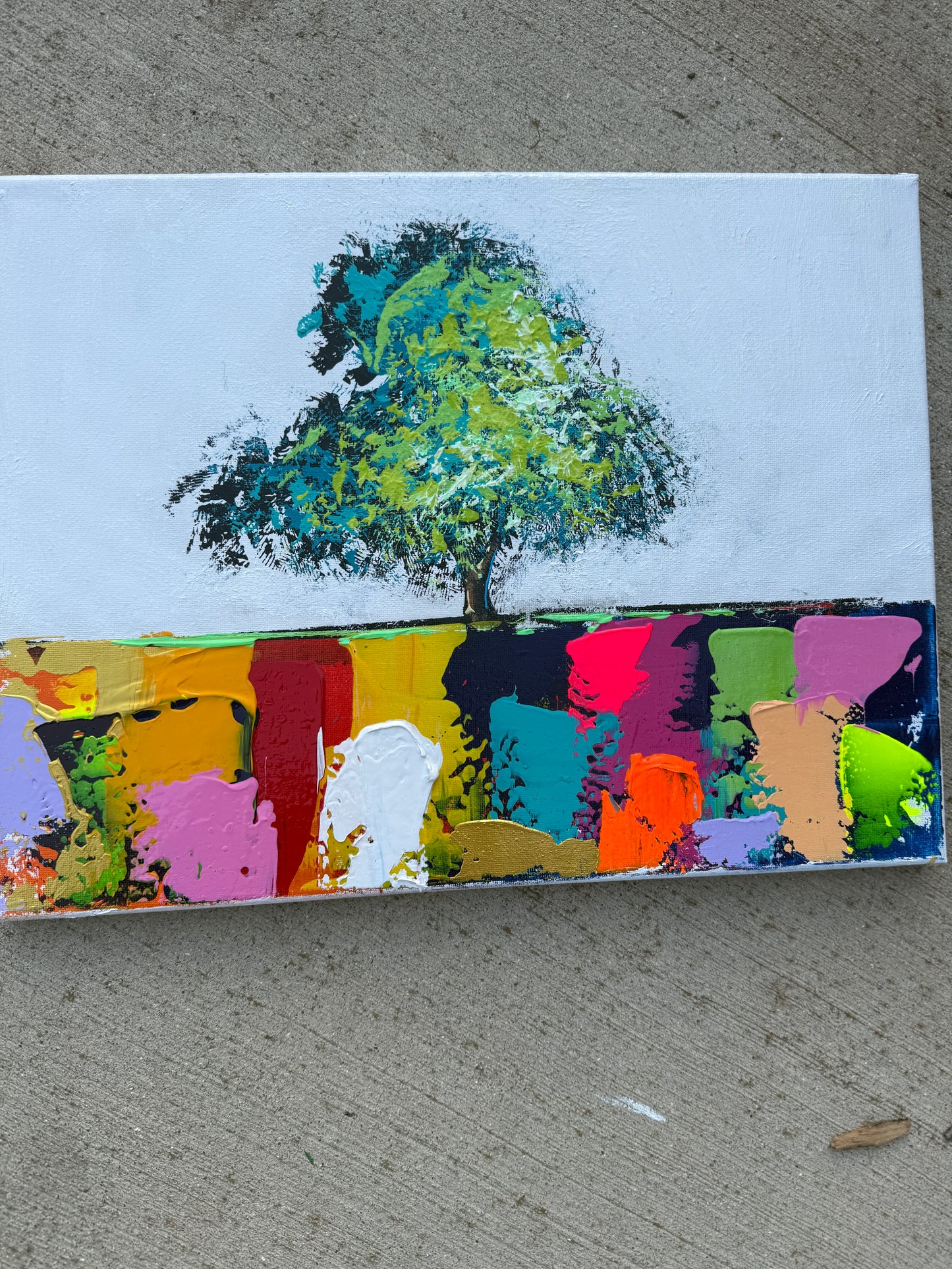 12x16 Original (practice) Grow Through What You Go Through