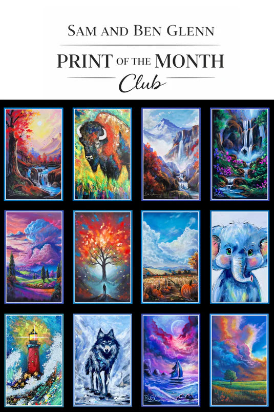 Print of the Month Club Subscription. - FREE SHIPPING!