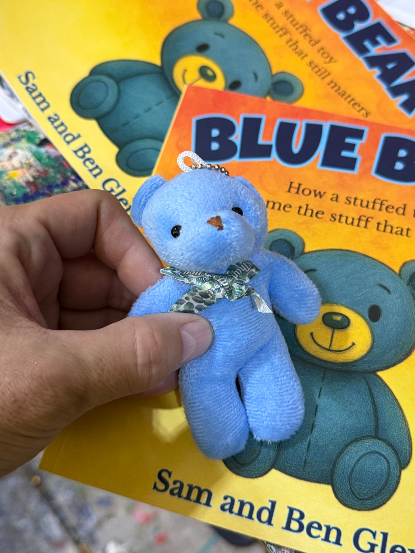 New!  (Free Stuffed Blue Bear Included!) Blue Bear: How a stuffed toy taught me the stuff that still matters